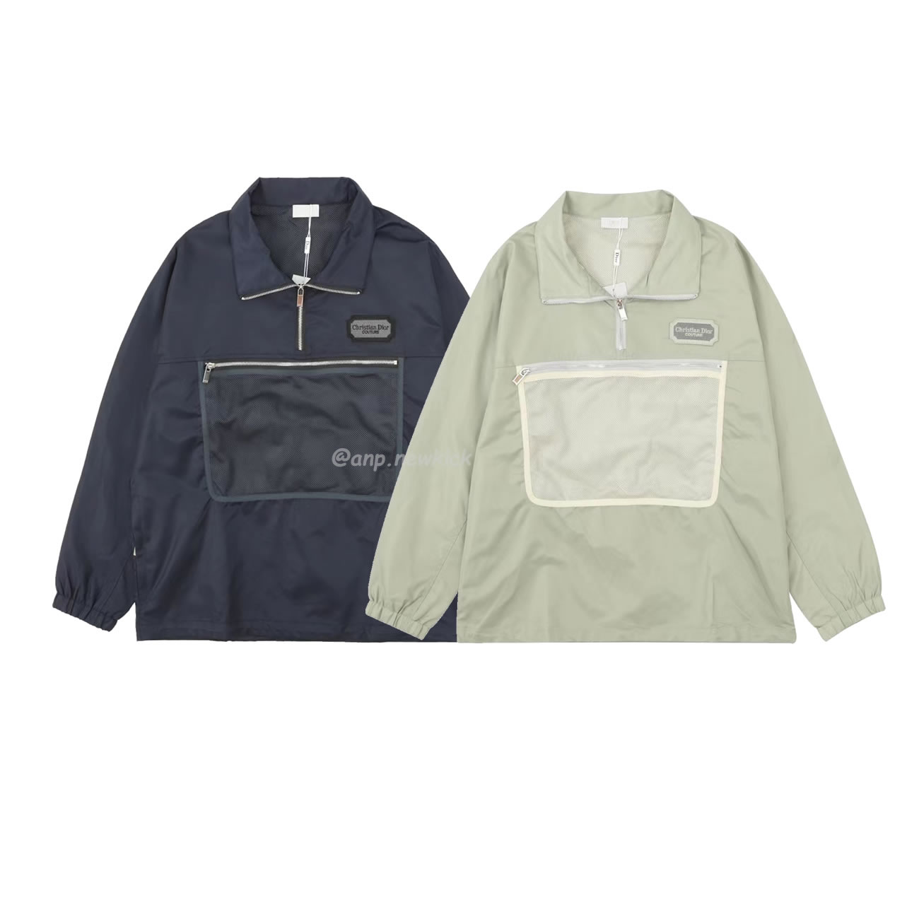 Dior 23fw Large Pocket Half Open Neck Zippered Jacket (1) - www.newkick.vip